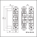 W-Tec 3D 60 Gizli Menteşe