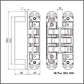 W-Tec 3D 100 Gizli Menteşe (Yangın Dayanımlı)