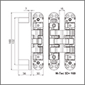 W-Tec 3D 160 Gizli Menteşe