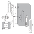 Çekme Kulp Oval Rozet - Kit F